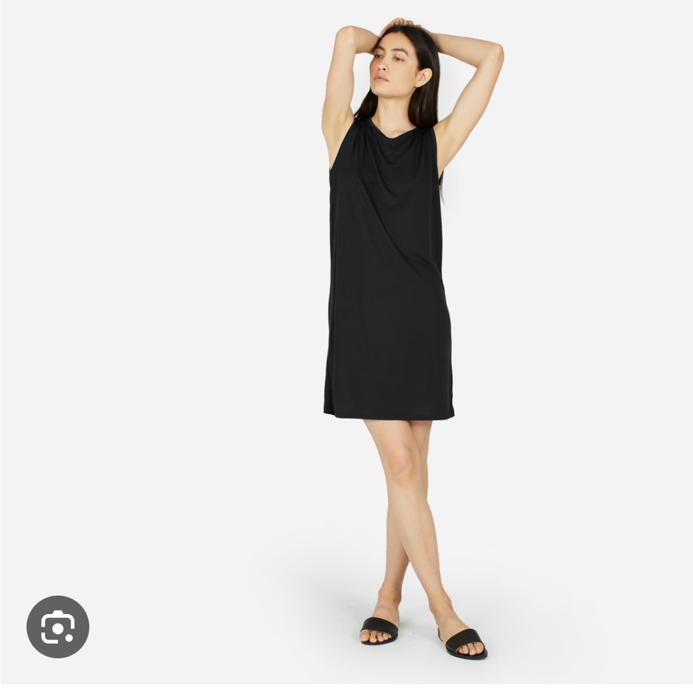 Everlane The Luxe Drape Muscle Tank Dress